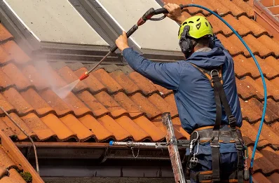 Démoussage et hydrofuge de toiture à Lezey